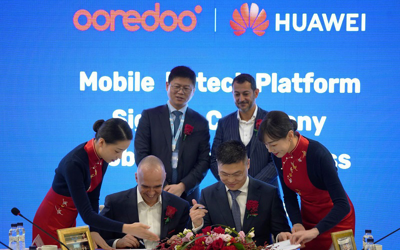 Ooredoo与华为签署移动金融合作协议